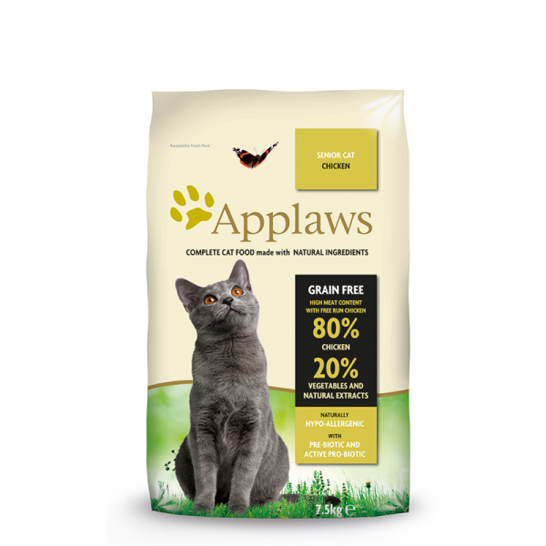 Applaws Cat Trockenfutter Senior Huhn 7,5kg