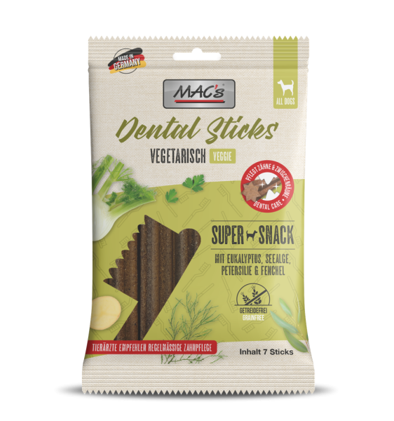 MACs DOG - Dental Sticks Vegetarisch 180g