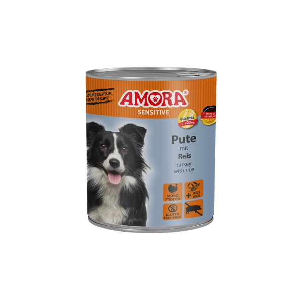 AMORA Sensitive Pute & Reis 800g