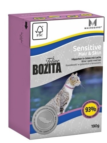 Bozita Cat Tetra Recard Hair & Skin - Sensitive 190g