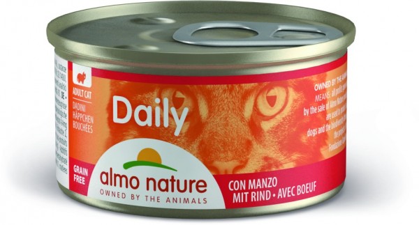 Almo Nature Katze Daily Rind - 85g Dose