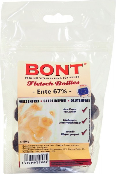 Bont Fleisch-Bollies Ente, 150g