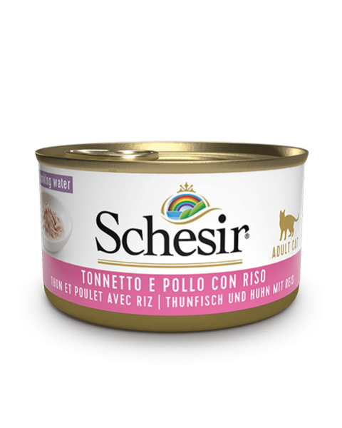 Schesir Cat - Thunfisch, Huhn & Reis - 85g Dose
