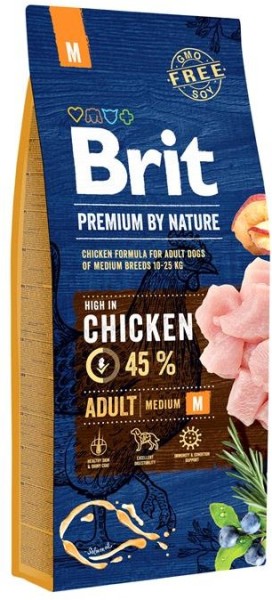 Brit Premium by Nature Dog - Adult M, 15kg