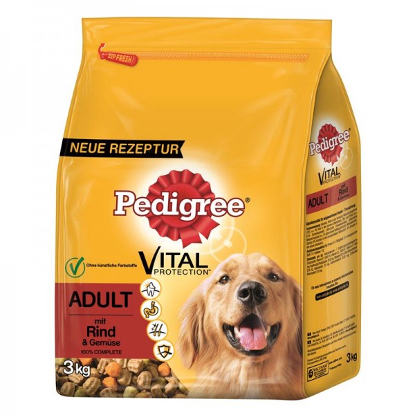 Pedigree Trocken Adult mit Rind & Gemüse 3kg