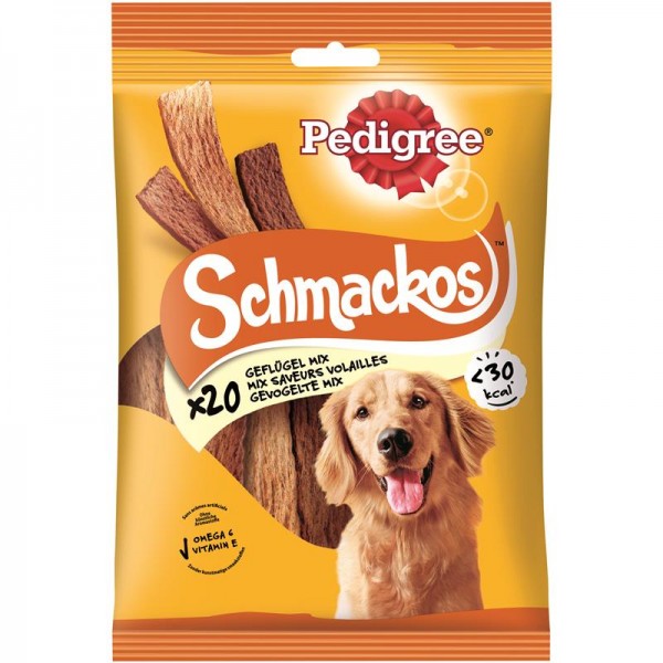 Pedigree Snack Schmackos Geflügel Mix 20 Stück