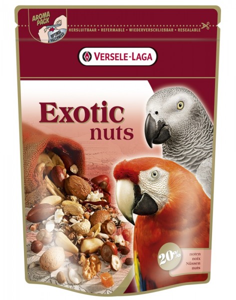 Versele-Laga Prestige Premium Papageien Exotic Nuts Mix - 750g Frischebeutel