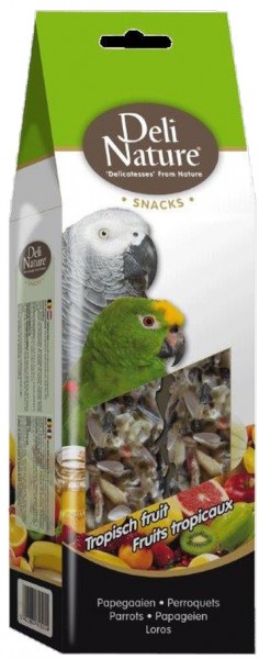 Beduco Deli Nature Snacks für Papgeien mit Tropischen Früchten 130g