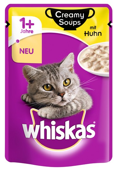 Whiskas Portionsbeutel Creamy Soups mit Huhn 85g