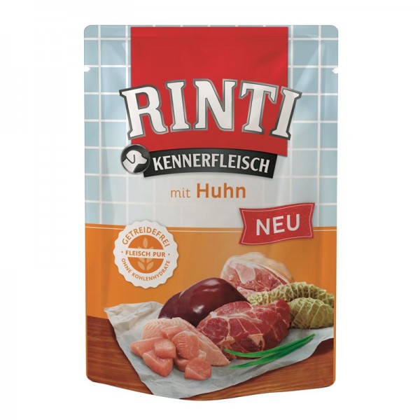 RINTI Kennerfleisch Huhn 400g Pouchbeutel