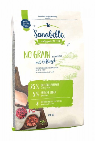 Sanabelle No Grain Geflügel 10 kg