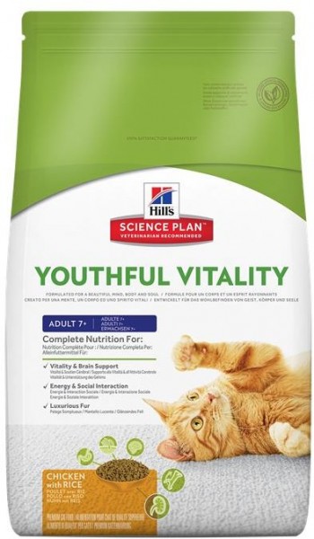 Hills Science Plan Katze Adult 7+ Youthful Vitality Huhn - 1,5kg Beutel