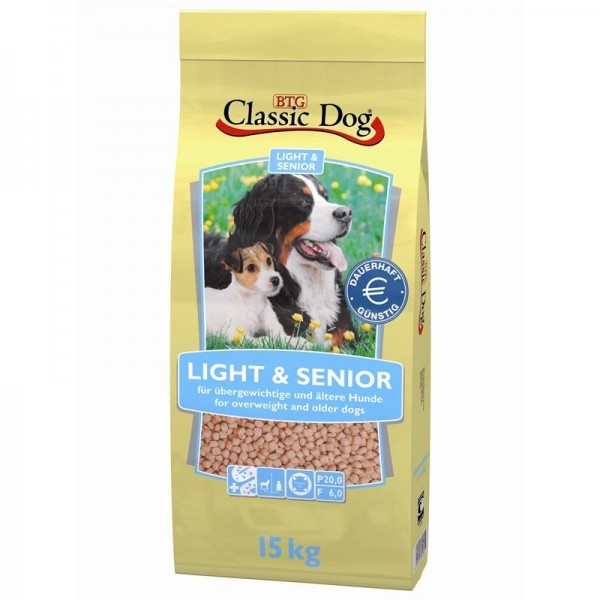 Classic Dog Light & Senior 15kg