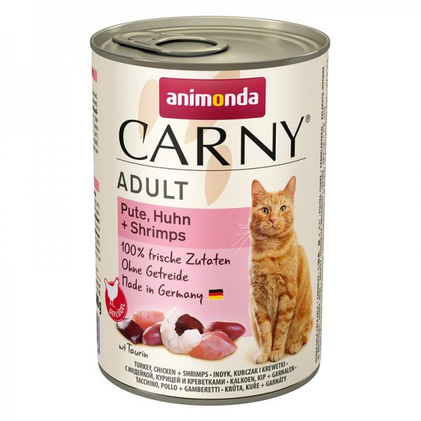 Animonda Carny Cat - Dose Adult Pute & Huhn & Shrimps 400g
