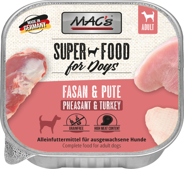 MACs DOG - Fasan & Pute 150g