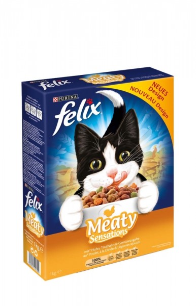 FELIX Sensations Meaty mit Geflügel 1kg