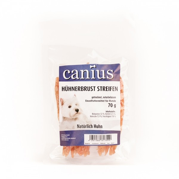 Canius Hühnerbrust Streifen 70g