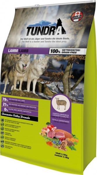 Tundra Adult Dog Clearwater Valley Lamm - 3,18kg Beutel