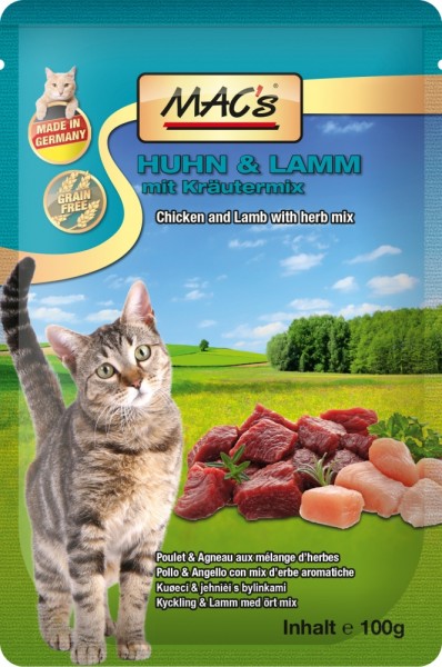 MACs Cat Huhn & Lamm - 100g Frischebeutel