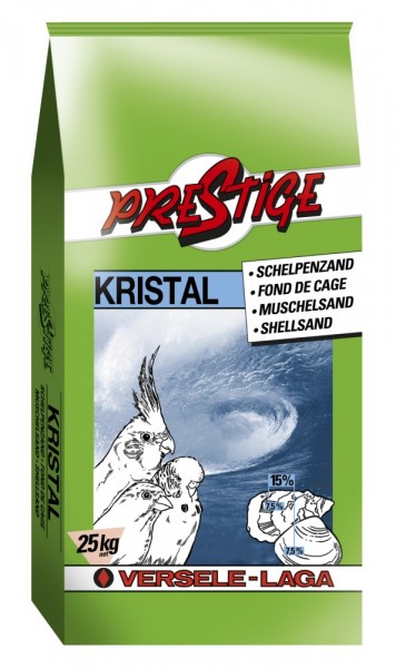 Versele-Laga Prestige Kristal Muschelsand - weiß - 25kg Sack