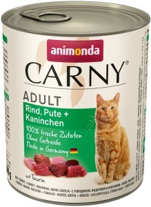 Animonda Carny Cat - Dose Adult Rind Pute & Kaninchen 800g