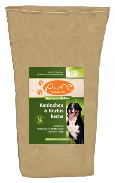 PURE Naturfutter Supreme Nature Kaninchen & Kürbiskerne H