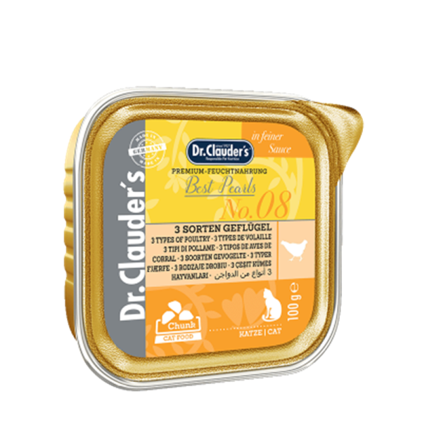 Dr. Clauder´s Cat 3Geflügel Mix Sosse 100gS