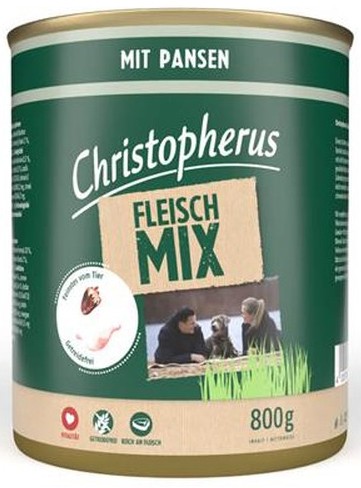 Christopherus Dog - Dose Fleischmix - mit Pansen 800g