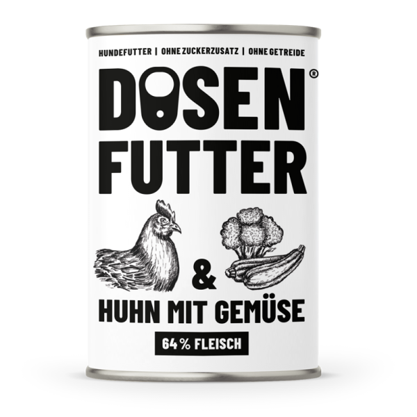 Schnauze & Co. Huhn mit Gemüse 400g Dose [*** AUSLAUFARTIKEL ***]