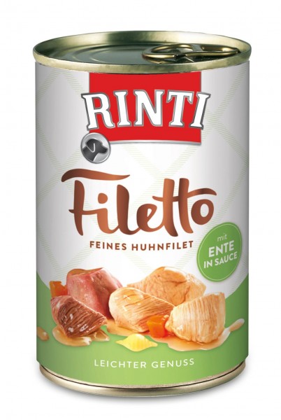 Rinti Filetto Huhn & Ente in Sauce 420g Dose