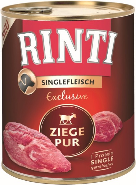 Rinti Singlefleisch Exclusive Ziege Pur 800g