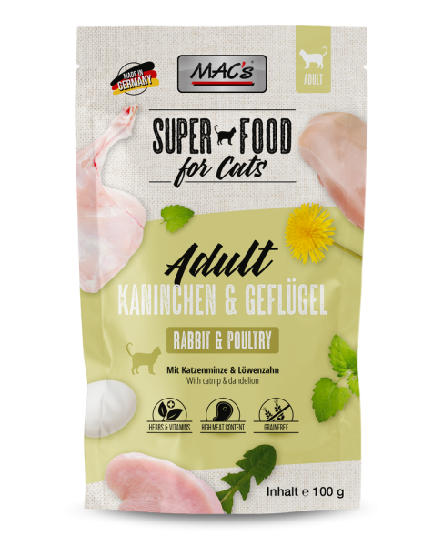 MACs CAT - Kaninchen & Geflügel 100g