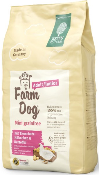 FarmDog Mini grainfree Hühnchen & Kartoffel - 10kg Beutel