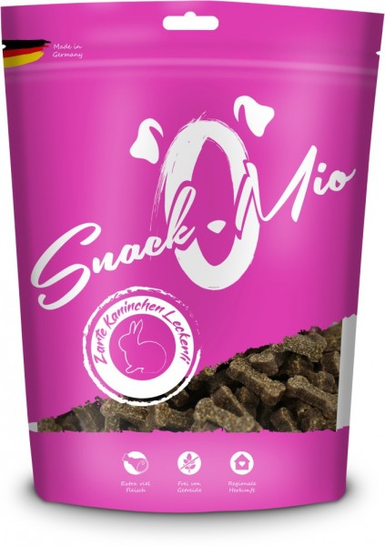 SnackOMio - zarte Kaninchen Leckerli 125g