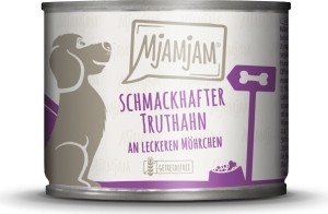 MjAMjAM - Hund schmackhafter Truthahn an leckeren Möhrche