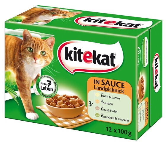 Kitekat 12-er MP Landpicknick in Soße 12 x 100g