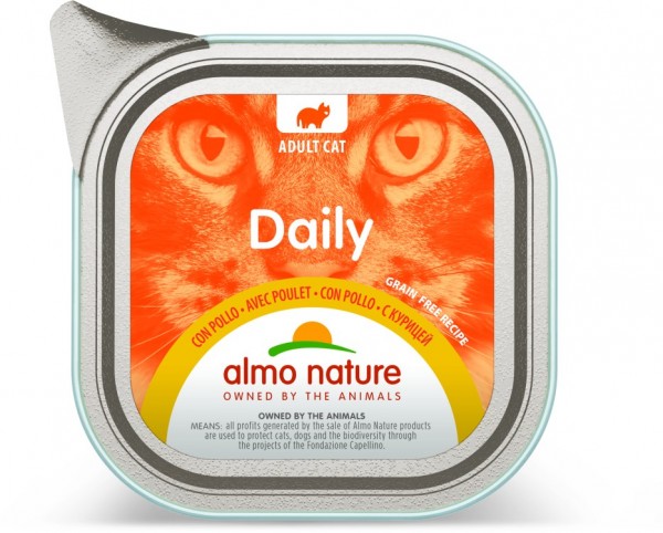 Almo Nature Katze Daily - Huhn - 100g Schale