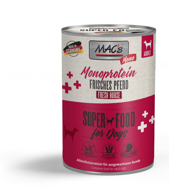 MACs DOG - Mono Frisches Pferd 400g