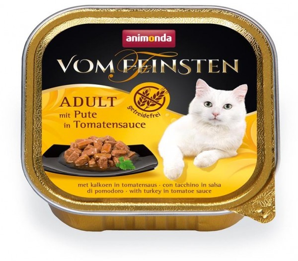 Animonda vom Feinsten mit Pute in Tomatensauce - 100g Schale