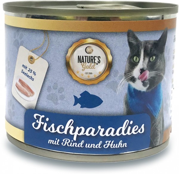 Natures Gold Katze Fisch - 200g Dose