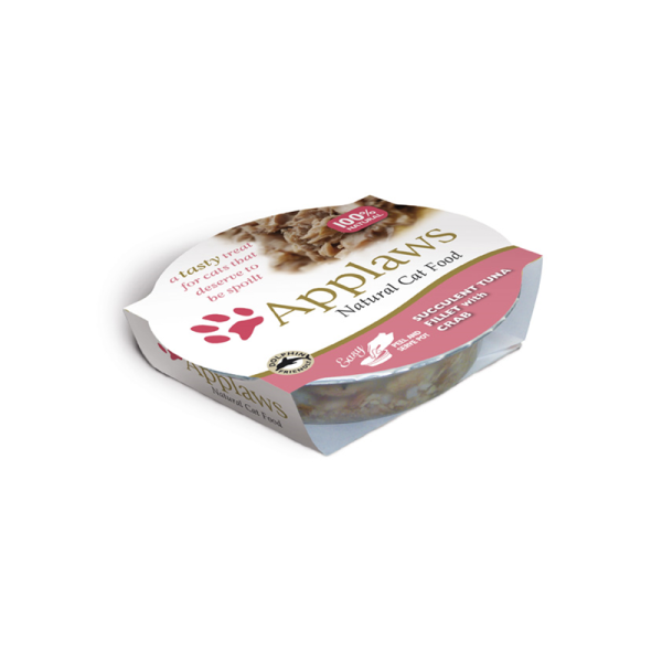 Applaws Cat Schale Köstlich. Thunfisch & Krabbe 60g