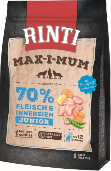 *** RINTI MAX-I-MUM Junior Huhn 1kg [*** AUSLAUFARTIKEL]