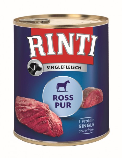 Rinti Singlefleisch Ross Pur 800g