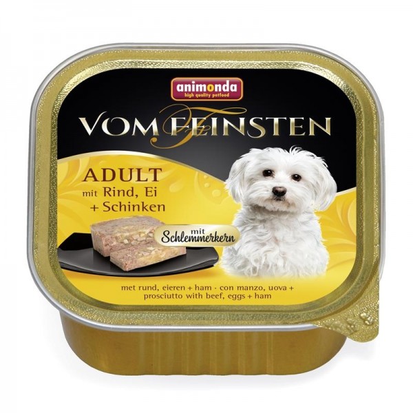 Animonda vom Feinsten Schlemmerkern mit Rind, Ei & Schinken - 150g Schale