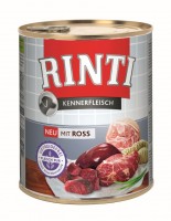 Finnern Rinti Dog - Kennerfleisch Dose Ross 800g Finnern Rinti Dog - Kennerfleisch Dose Ross 800g