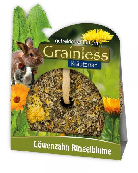 JR Farm Grainless Kräuter-Rad Löwenzahn-Ringelblume140g
