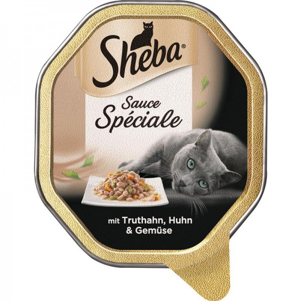 Sheba Schale Speciale Truthahn, Huhn & Gemüse 85g