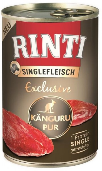 *** RINTI Singlefleisch Exclusive Känguru Pur 400g [*** AUSLAUFARTIKEL]