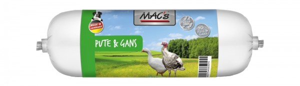 MACs Dog Wurst Pute & Gans - 800g