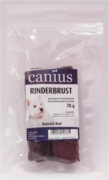 Canius Rinderbrust getrocknet 70g